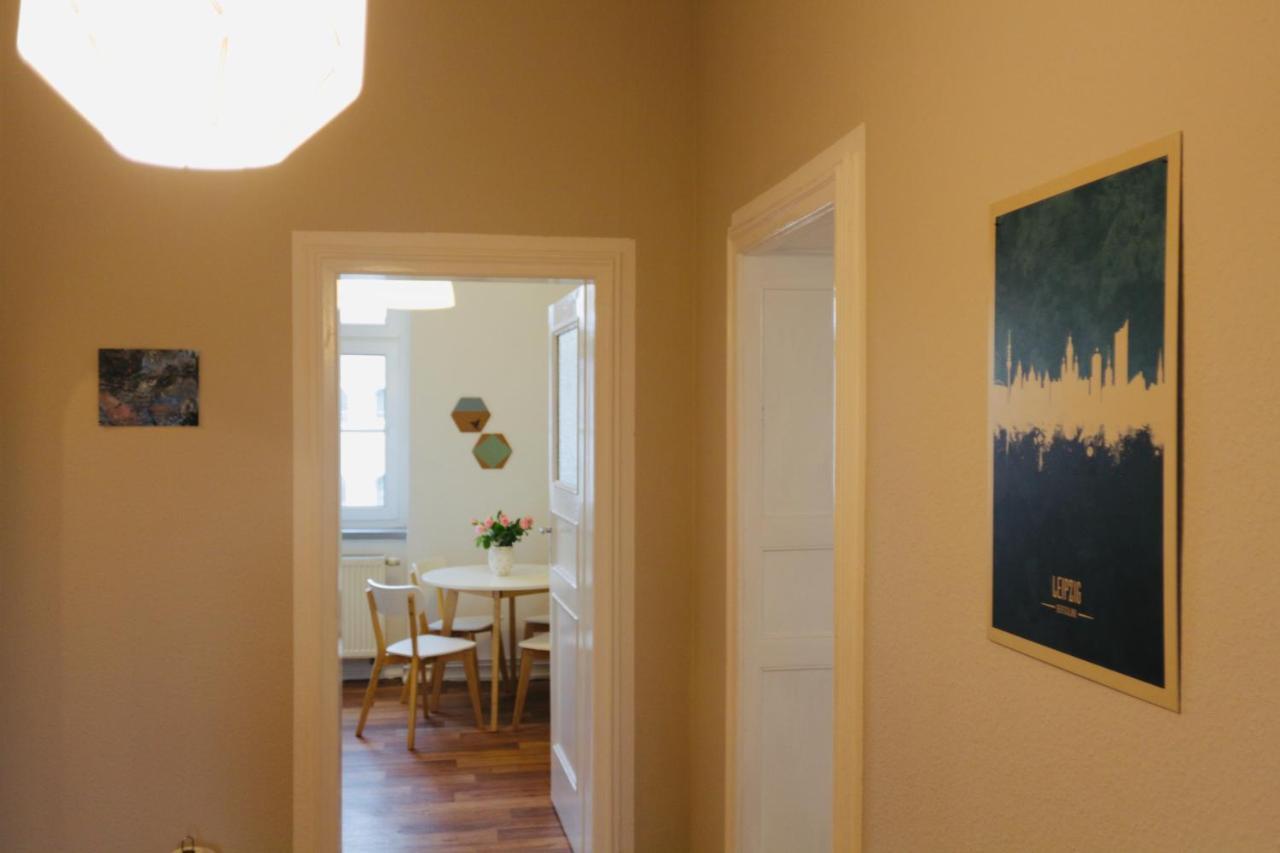 Ferienwohnung Roßplatz - 3-Zimmer im Zentrum Leipzig Exterior foto